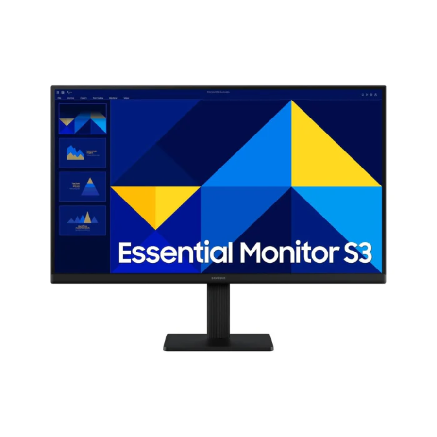 SAMSUNG S24D300GAM 24 INCH ESSENTIAL FHD OFFICE IPS 100Hz BALCK MONITOR