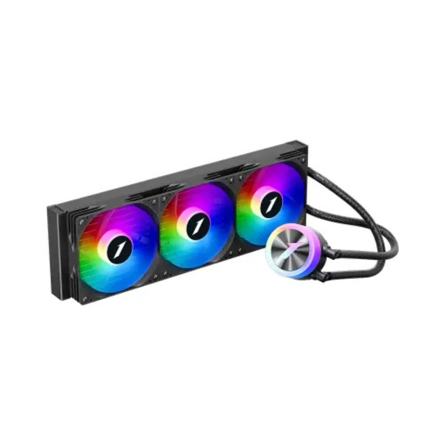 1st PLAYER TS1 ARGB 360mm AIO BLACK LIQUID CPU COOLER